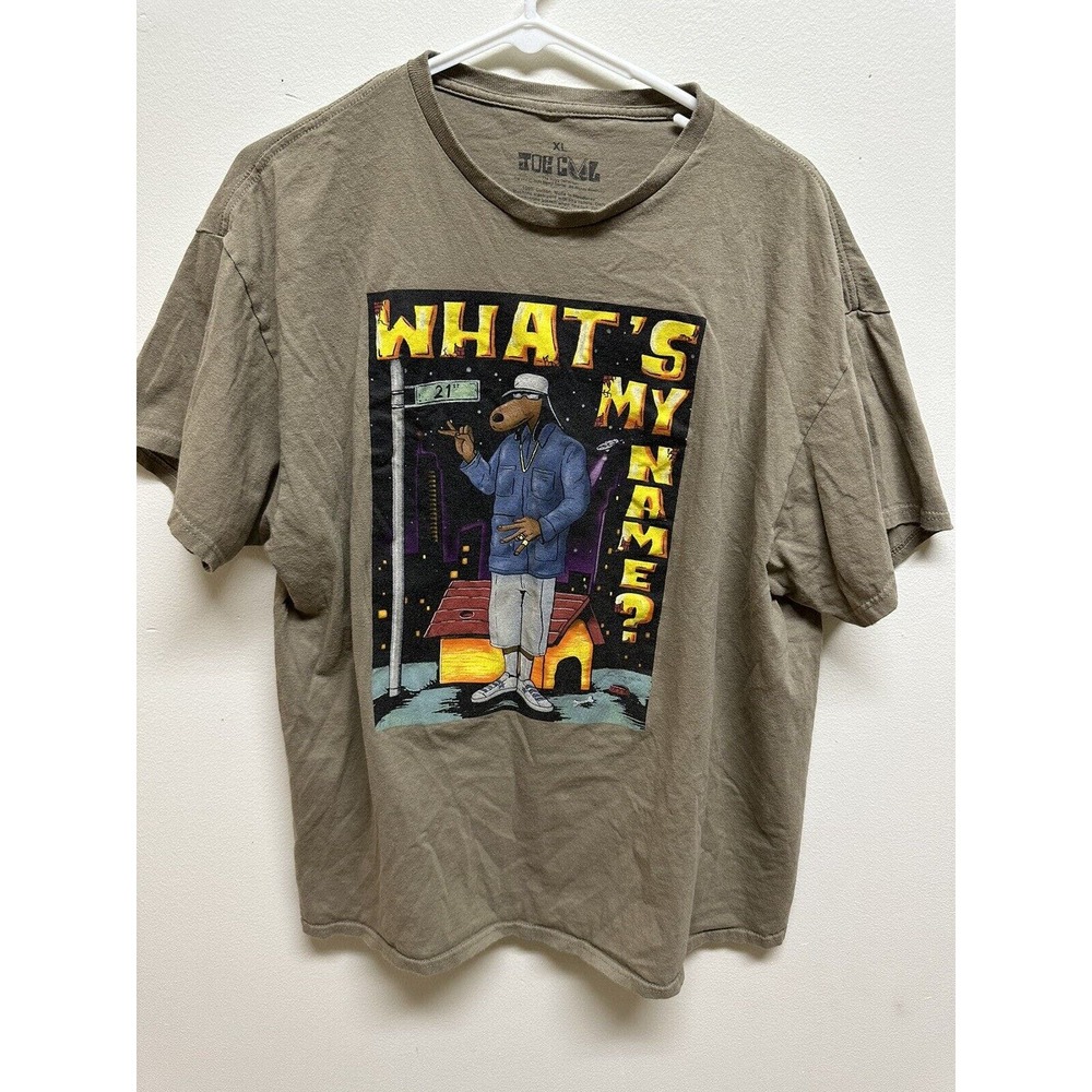 Mens T-shirt Snoop Dog Style Graphic | Size XLarge